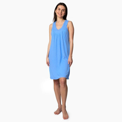Women's Moisture Wicking Gathered Tank Nightgown