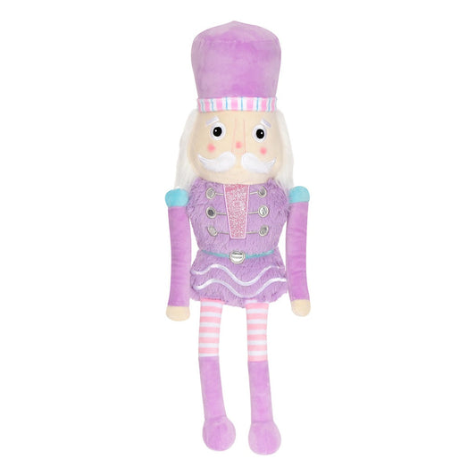 Lavender Plush Nutcracker