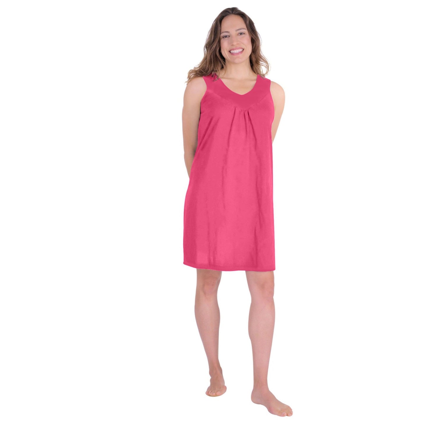 Women's Moisture Wicking Gathered Tank Nightgown